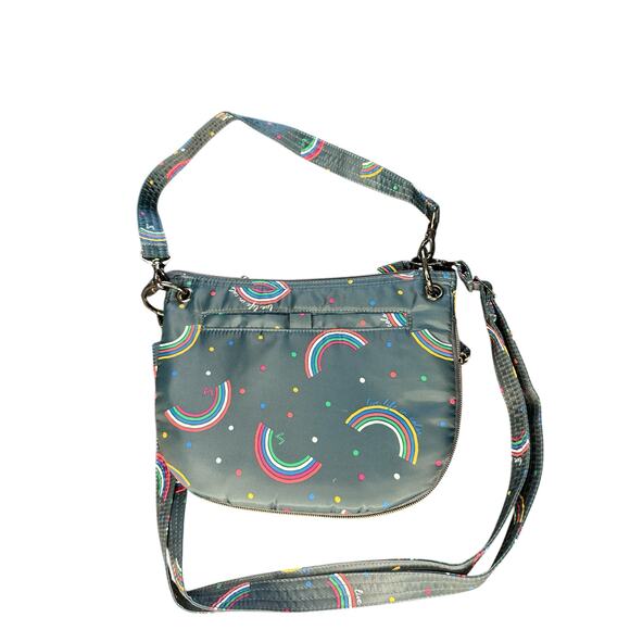 Lug Rainbow Navy Small Swivel Convertible Crossbody Bag - Picture 7 of 7